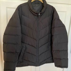 Lands End Puffer Coat - Black 2X